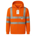 Hi Vis Zip-Up Hoodie