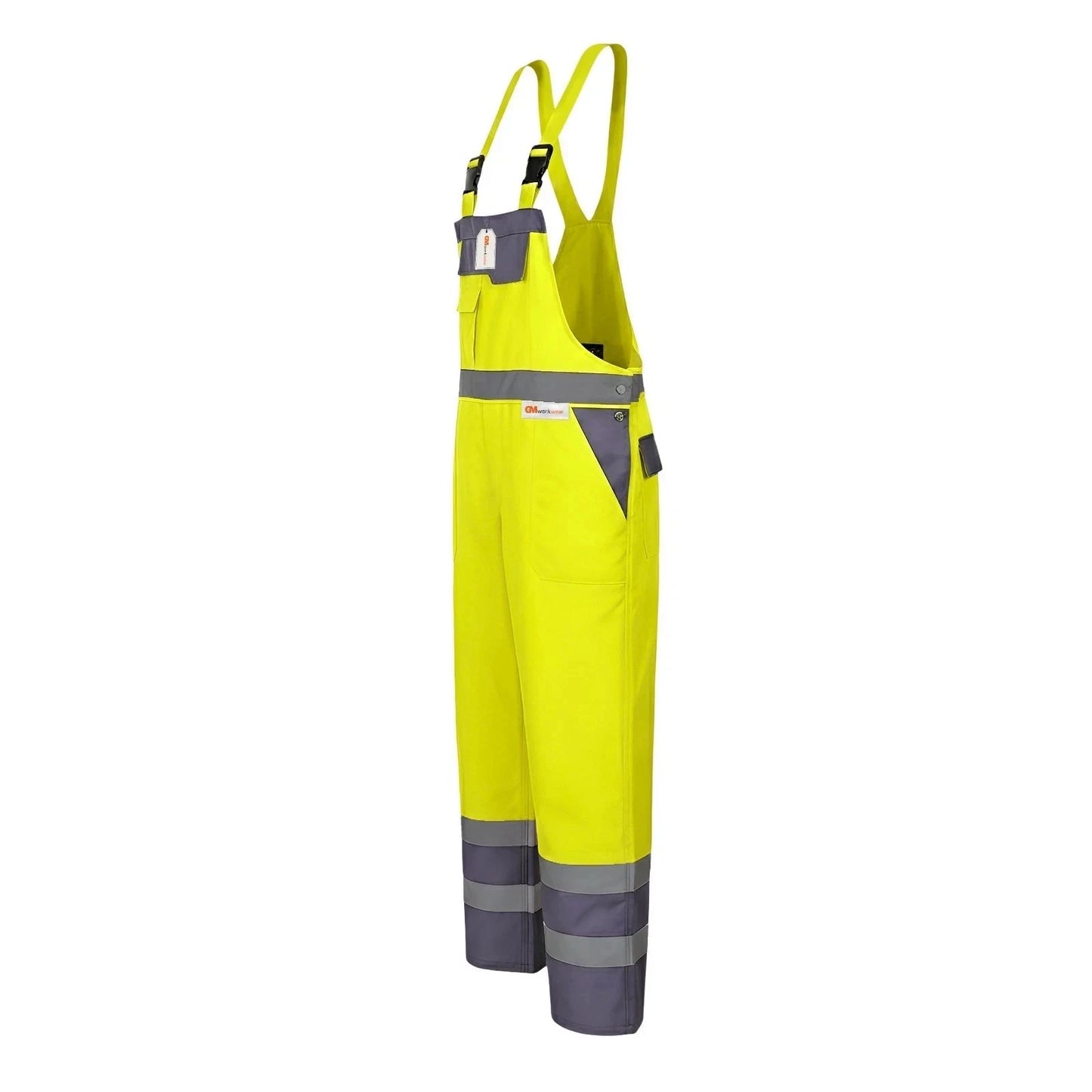 Hi Vis Reflective  Bib and Brace Waterproof Dungarees