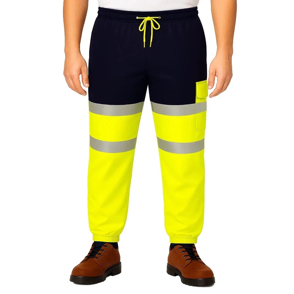 Hi Vis Jogging Bottoms Safety Work Joggers