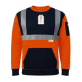 Hi Vis Reflective Sweatshirt 1 Stripe 2 Stripe