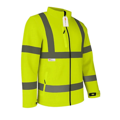 Hi Vis Reflective Soft Shell Jacket Safety Work Jacket