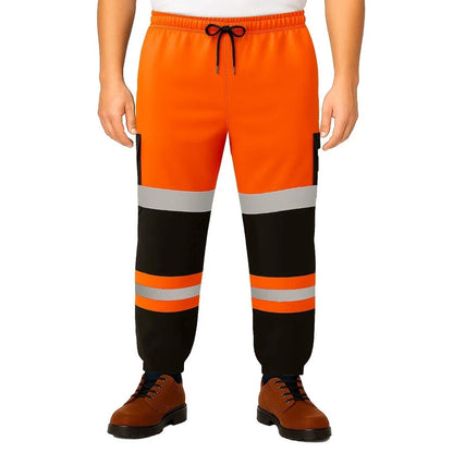 Hi Vis Jogging Bottoms Safety Work Joggers