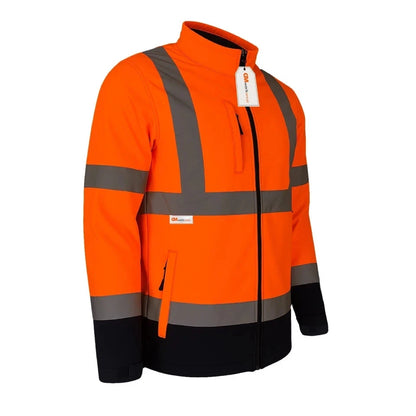 Hi Vis Reflective Soft Shell Jacket Safety Work Jacket