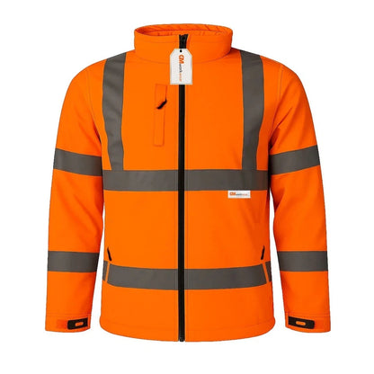 Hi Vis Reflective Soft Shell Jacket Safety Work Jacket