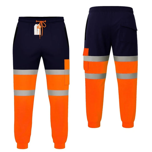 Hi Vis Jogging Bottoms Safety Work Joggers