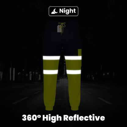Hi Vis Jogging Bottoms Safety Work Joggers