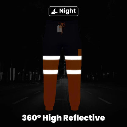 Hi Vis Jogging Bottoms Safety Work Joggers
