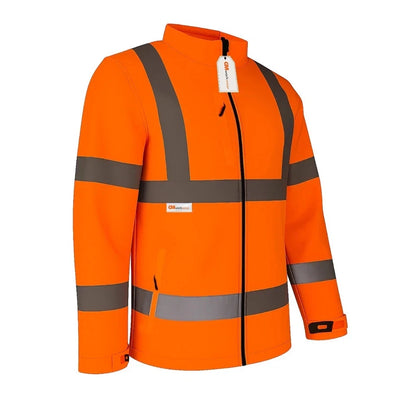 Hi Vis Reflective Soft Shell Jacket Safety Work Jacket