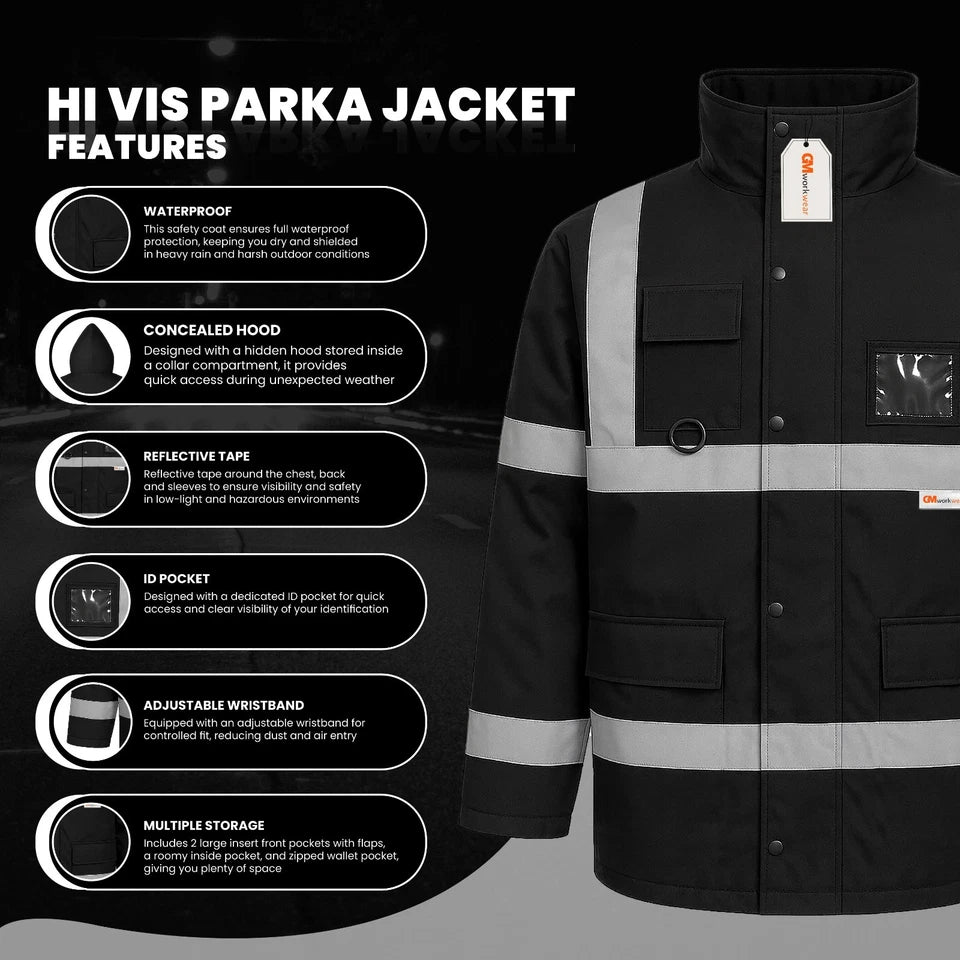 High Visibility Parka Jacket