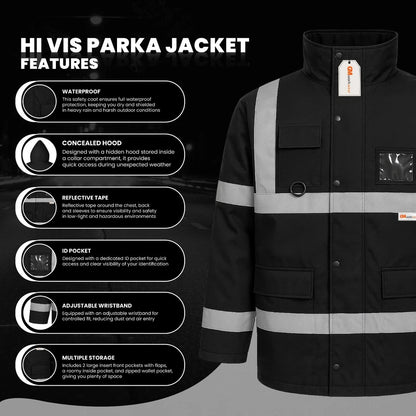 High Visibility Parka Jacket