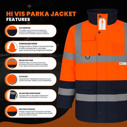 High Visibility Parka Jacket
