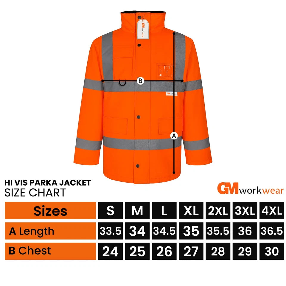 High Visibility Parka Jacket