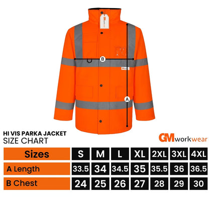High Visibility Parka Jacket