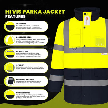 High Visibility Parka Jacket