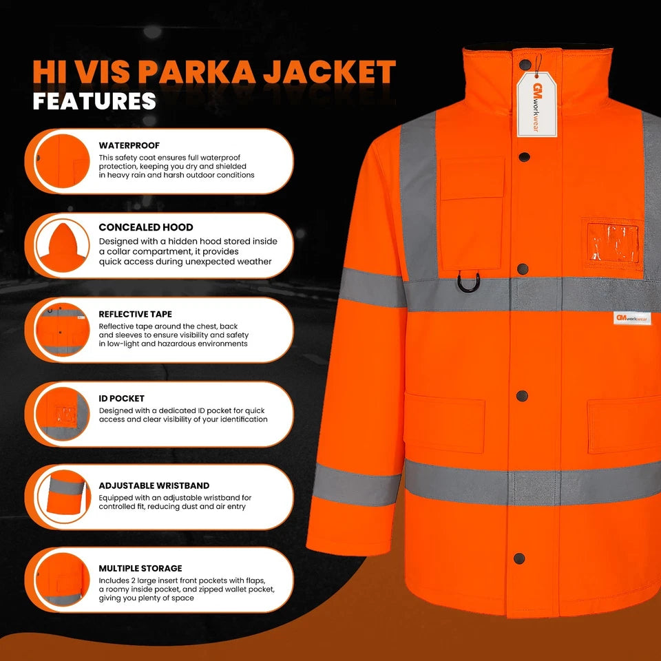 High Visibility Parka Jacket