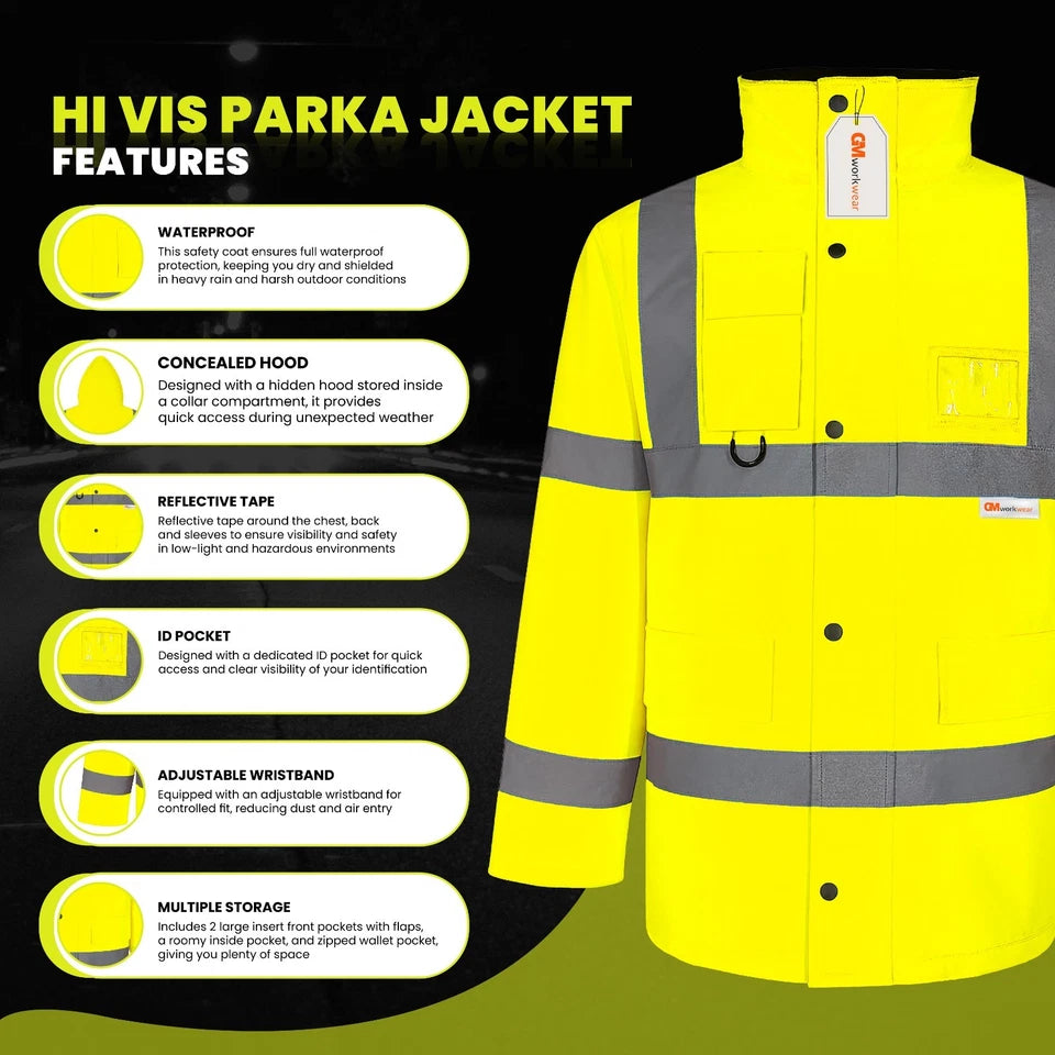 High Visibility Parka Jacket