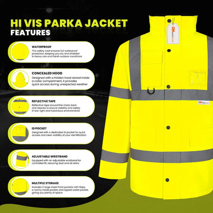 High Visibility Parka Jacket